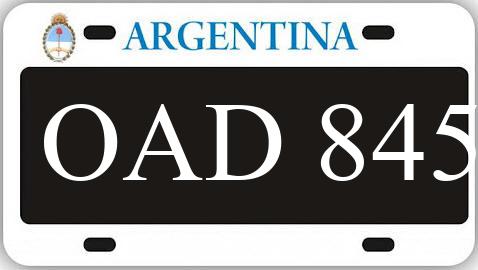 Patente OAD845