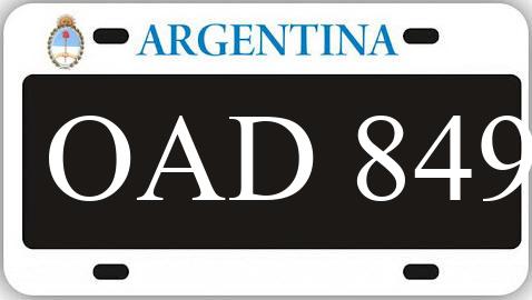 Patente OAD849