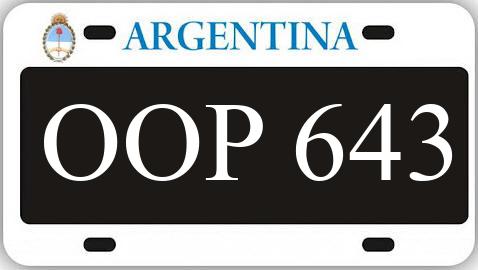 Patente OOP643