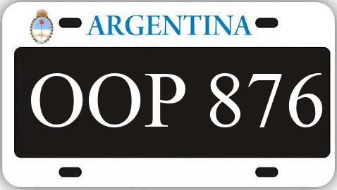 Patente OOP876