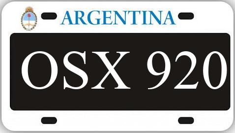 Patente OSX920