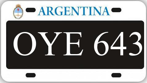 Patente OYE643