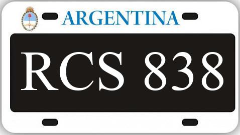 Patente RCS838