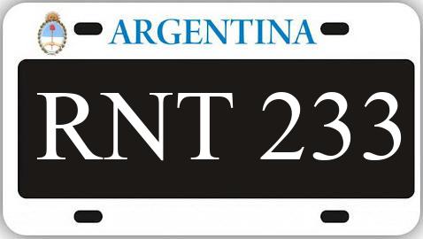 Patente RNT233