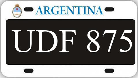 Patente UDF875