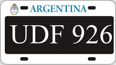 Patente UDF926