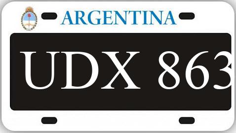 Patente UDX863
