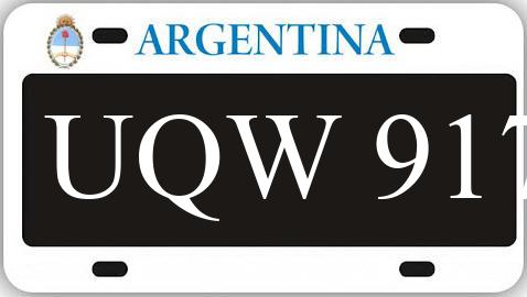 Patente UQW917