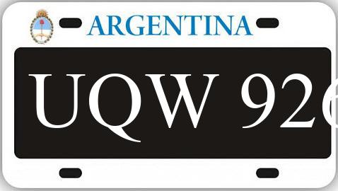 Patente UQW926