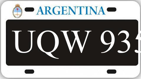 Patente UQW935