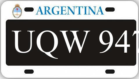 Patente UQW947