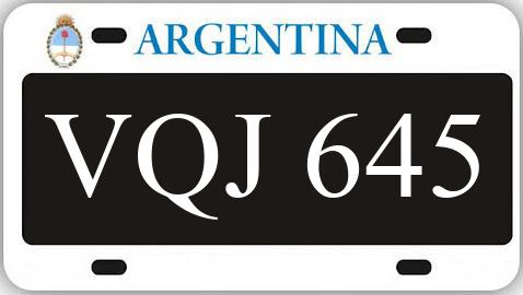 Patente VQJ645