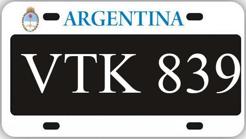 Patente VTK839
