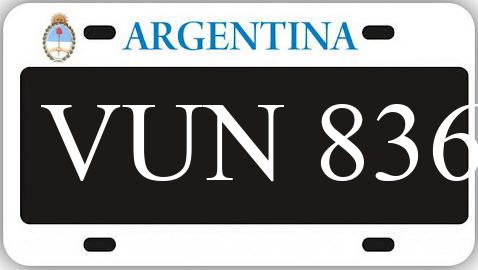 Patente VUN836