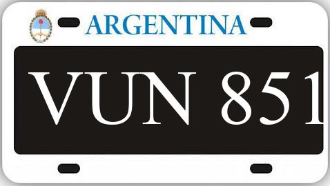 Patente VUN851