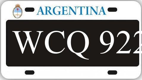 Patente WCQ922