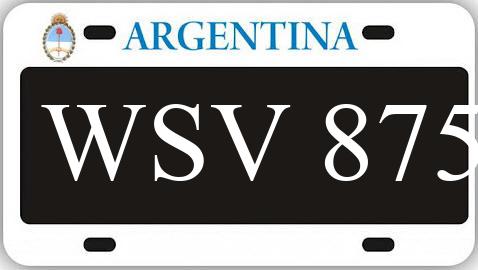 Patente WSV875