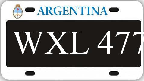 Patente WXL477