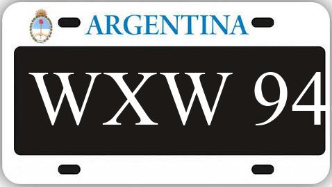 Patente WXW944