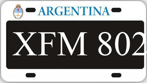 Patente XFM802