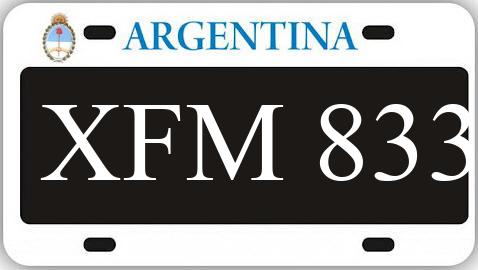 Patente XFM833