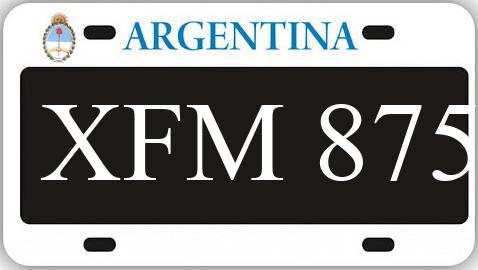 Patente XFM875
