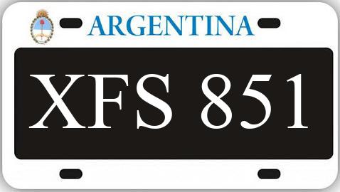 Patente XFS851