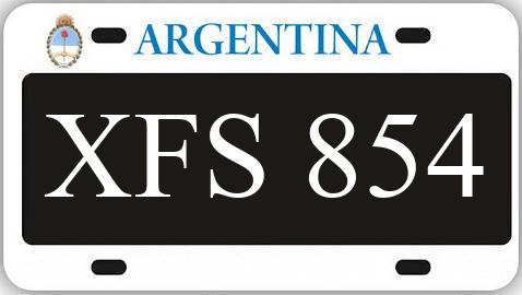 Patente XFS854