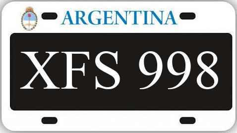 Patente XFS998