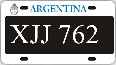 Patente XJJ762