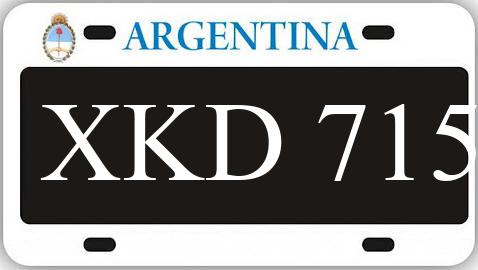 Patente XKD715