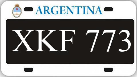 Patente XKF773