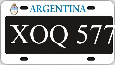 Patente XOQ577