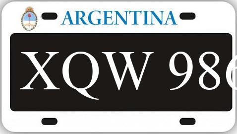 Patente XQW986