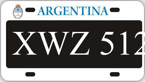 Patente XWZ512
