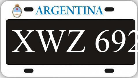 Patente XWZ692