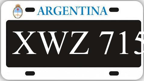 Patente XWZ715
