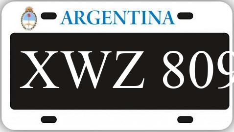 Patente XWZ809