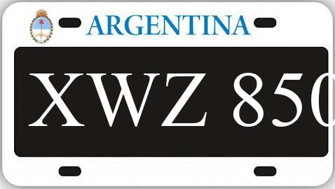 Patente XWZ850